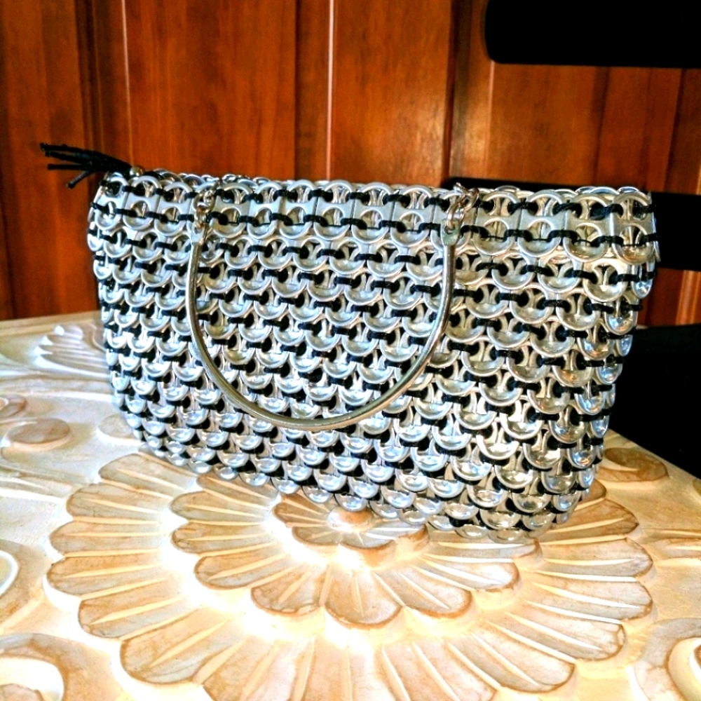 Artisan Made Drink Pull Tabs Small Clutch
